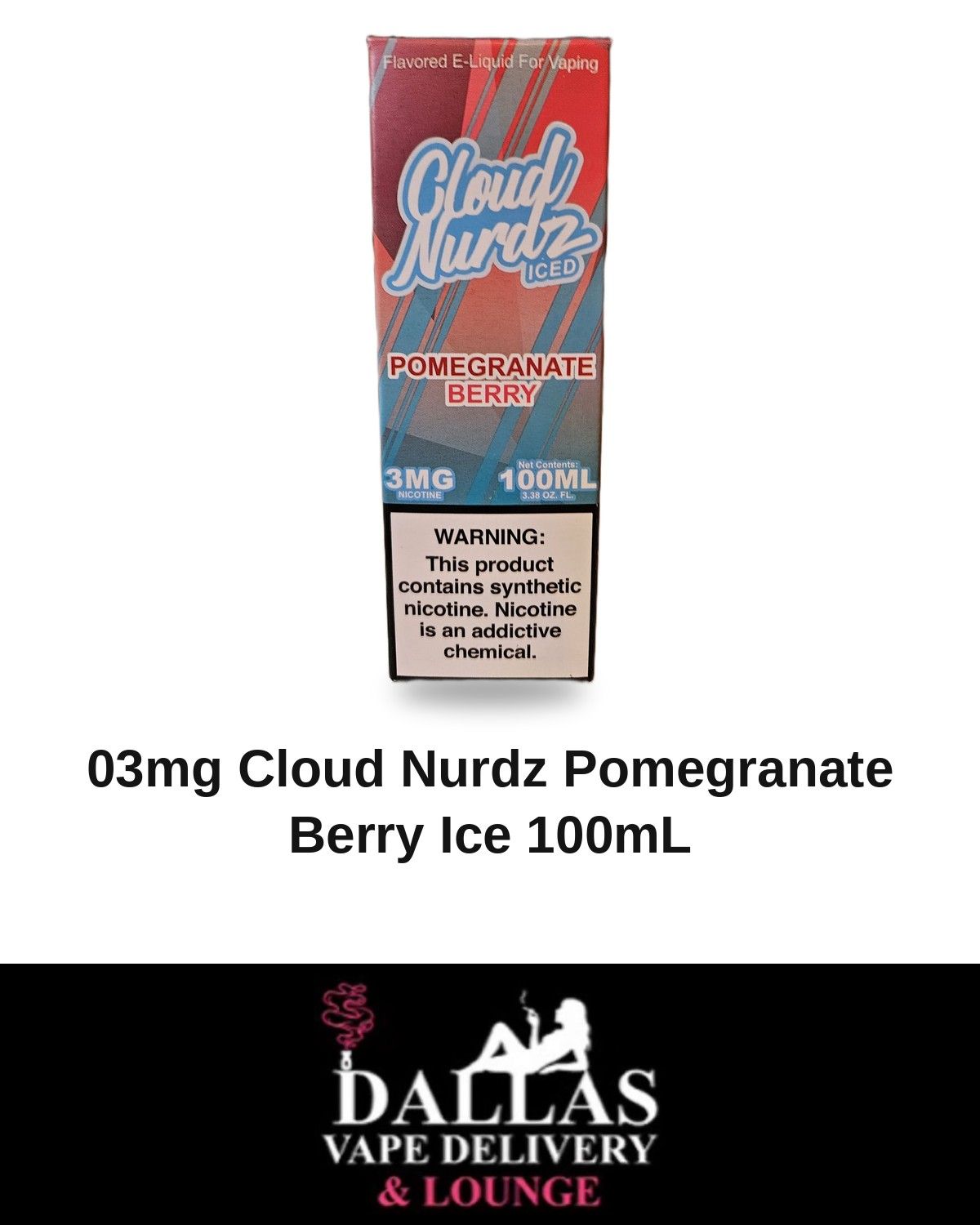 03mg Cloud Nurdz Pomegranate Berry Ice 100mL