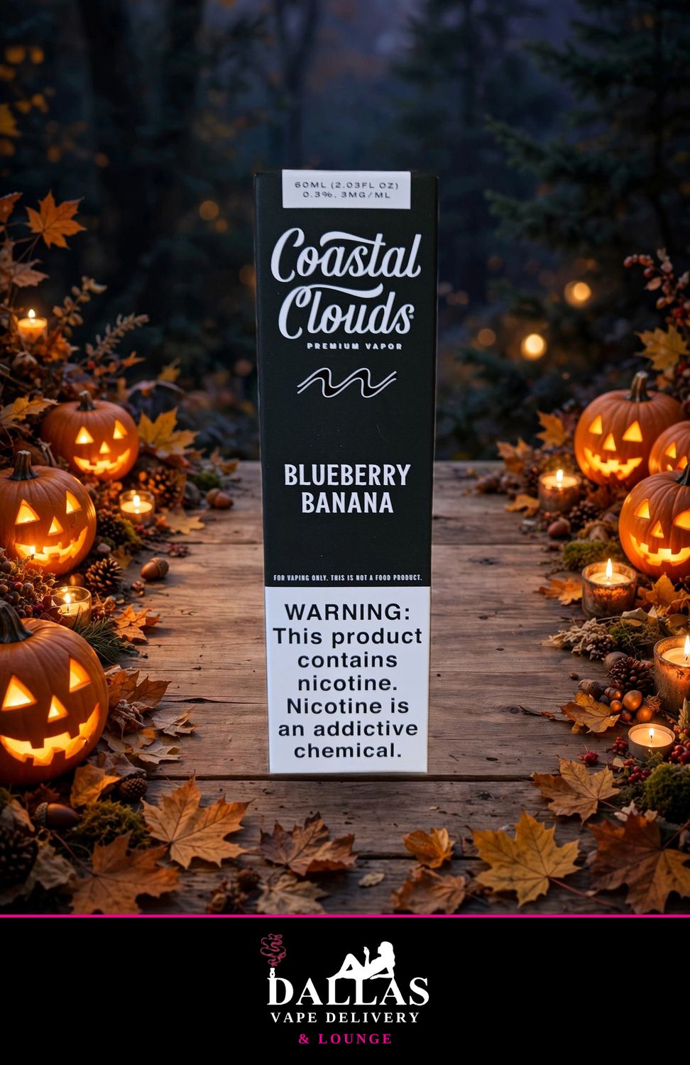 03mg Coastal Clouds Blueberry Banana 60mL