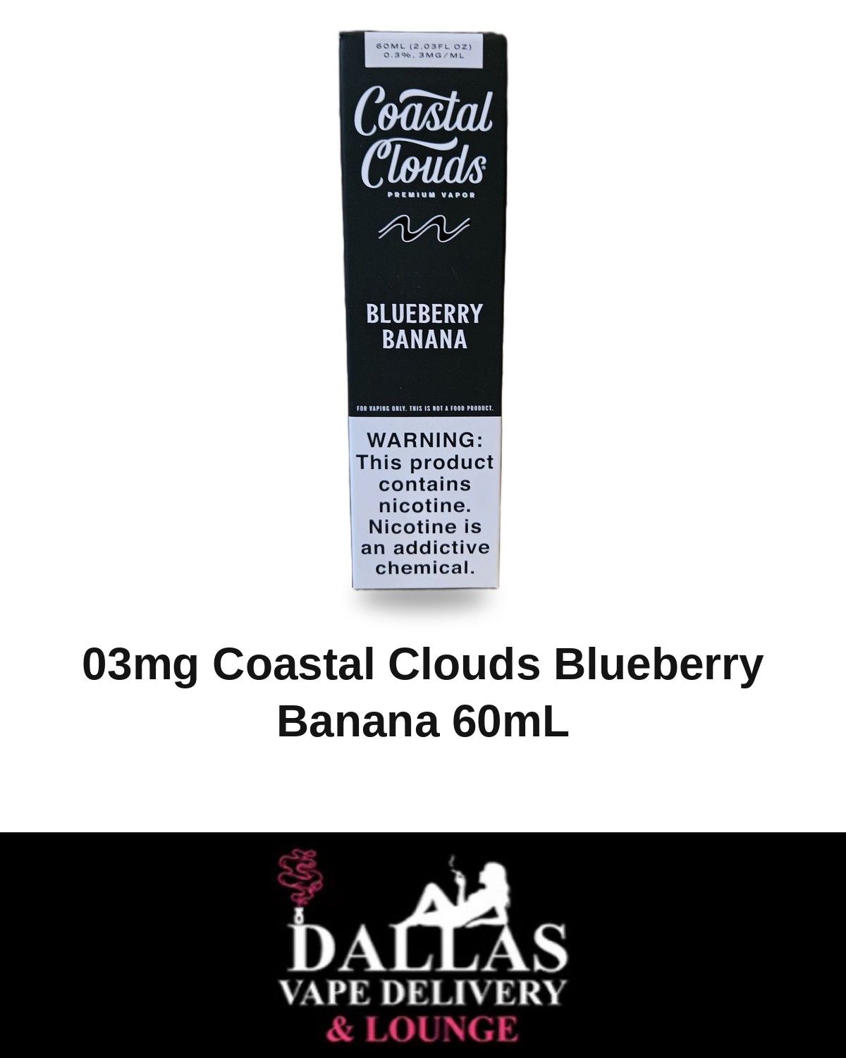 03mg Coastal Clouds Blueberry Banana 60mL