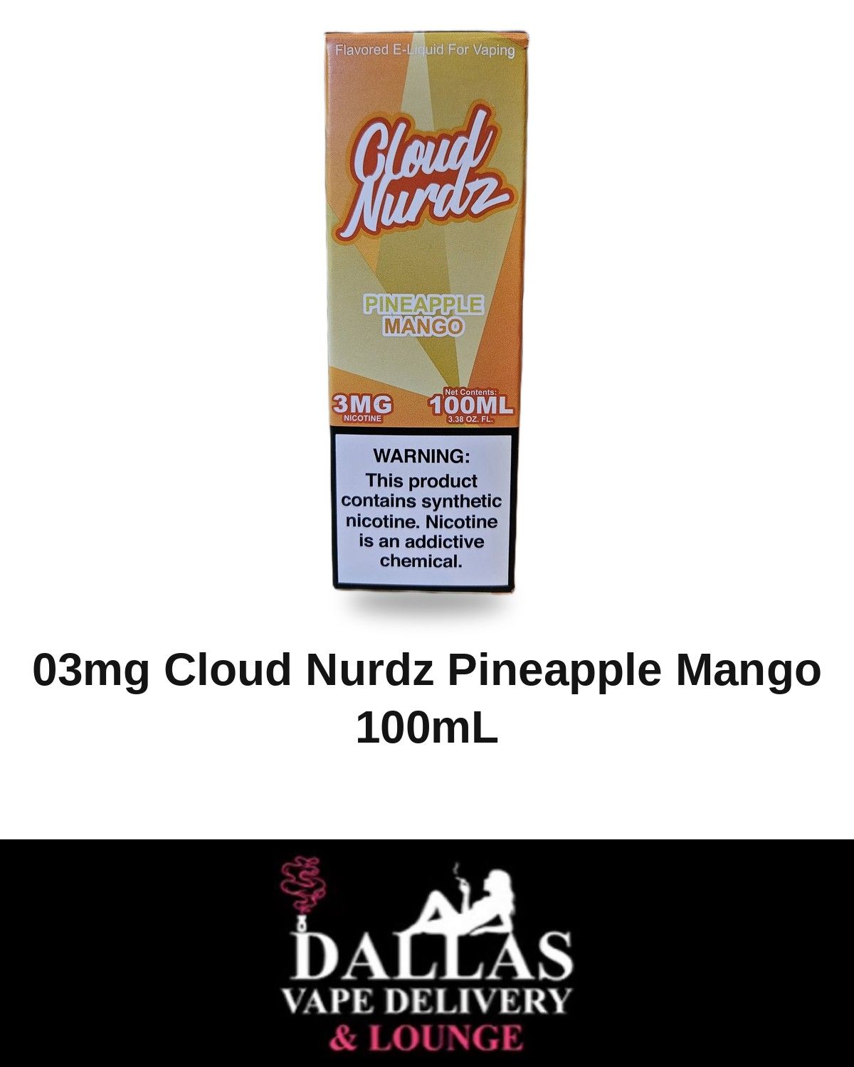 03mg Cloud Nurdz Pineapple Mango 100mL