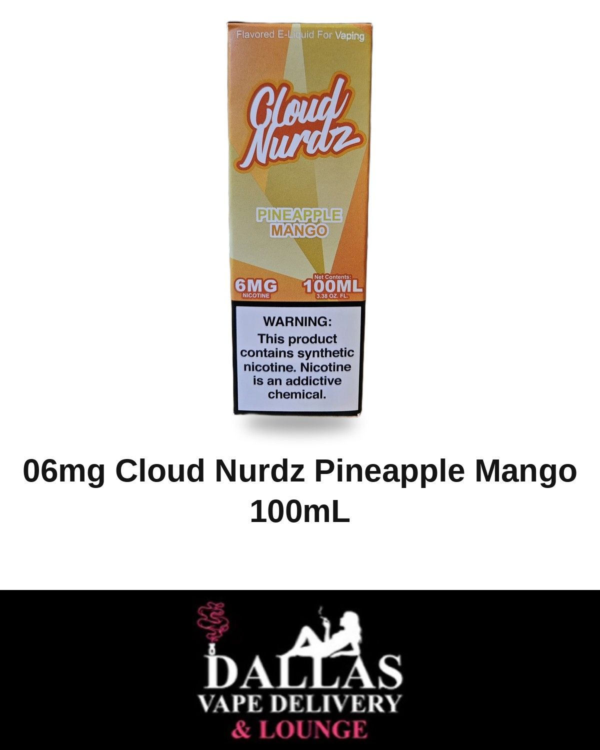 06mg Cloud Nurdz Pineapple Mango 100mL
