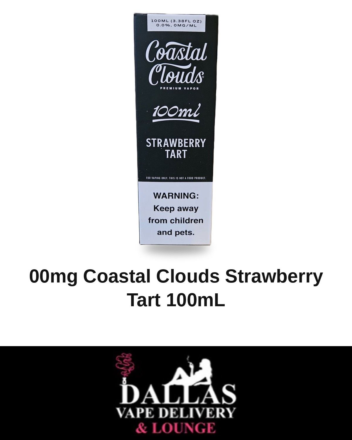00mg Coastal Clouds Strawberry Tart 100mL