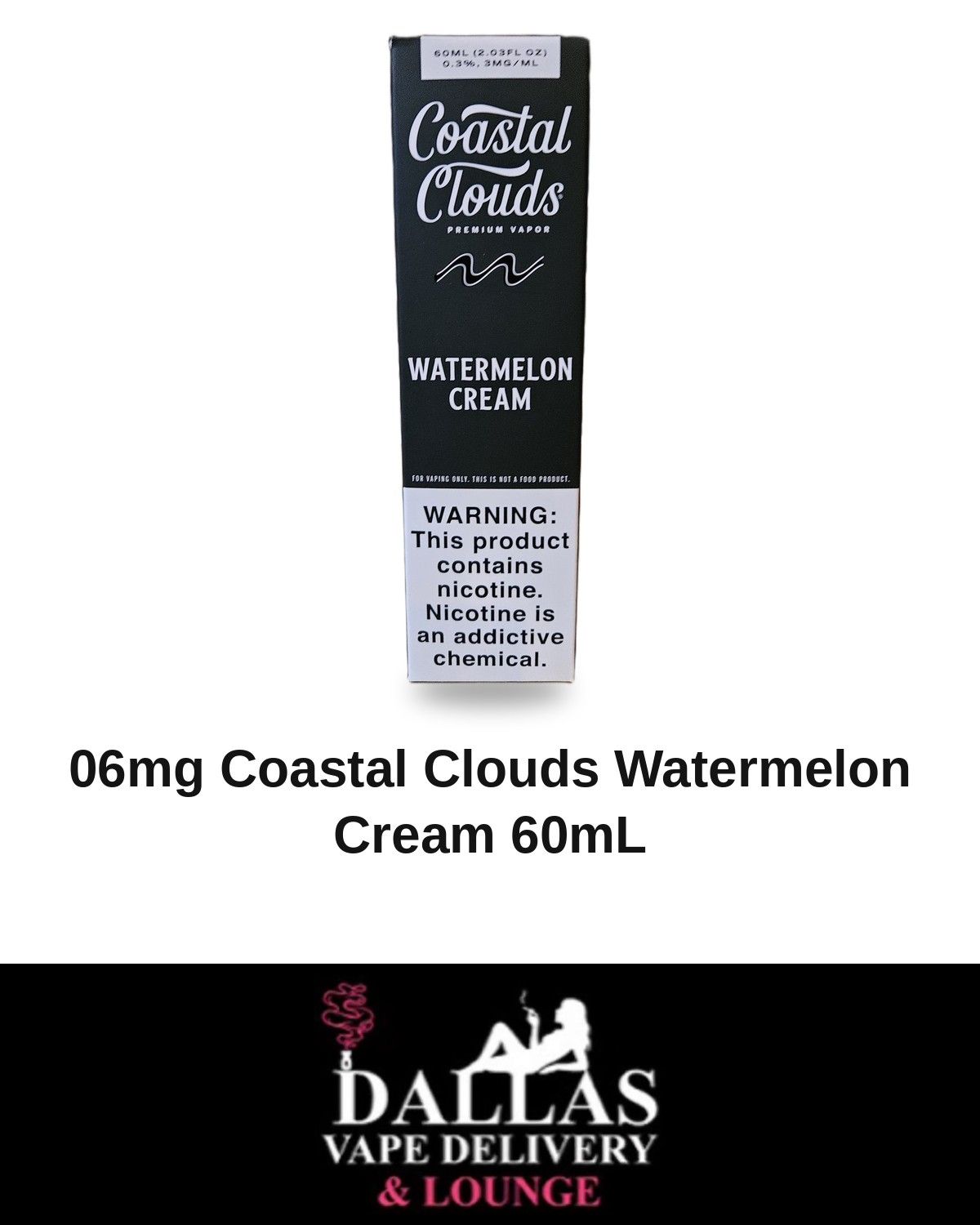 06mg Coastal Clouds Watermelon Cream 60mL