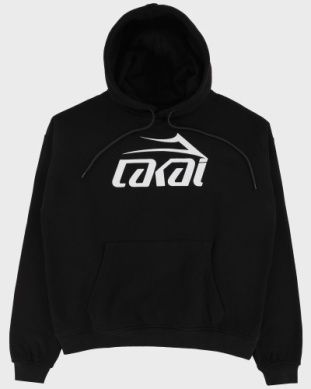 Lakai Logo Pullover Hoodie - Black