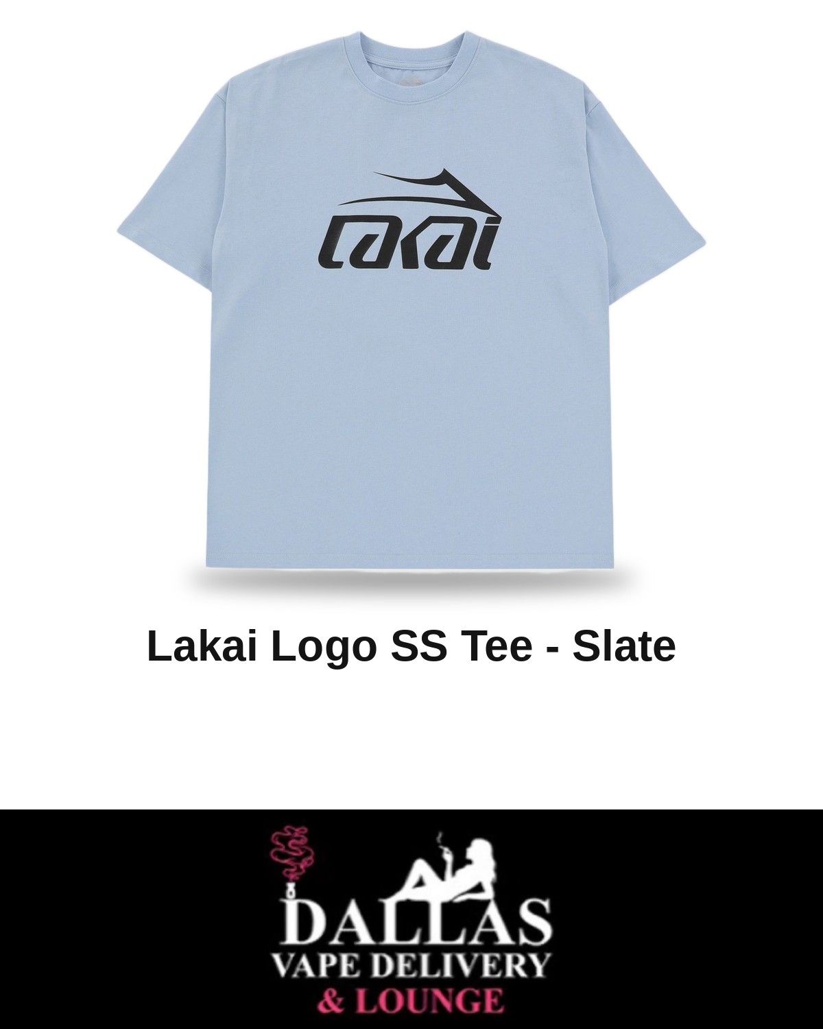 Lakai Logo SS Tee - Slate