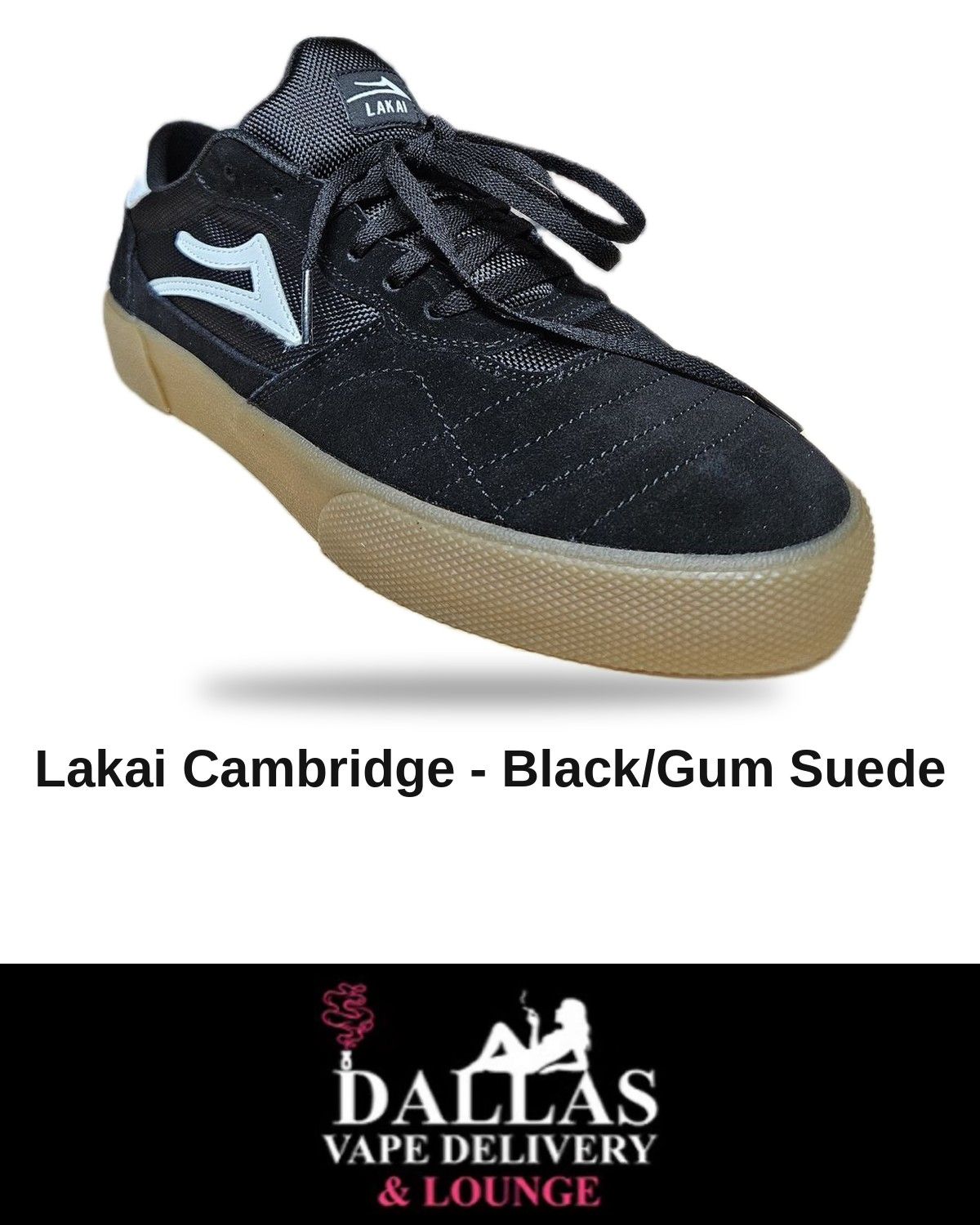 Lakai Cambridge - Black/Gum Suede
