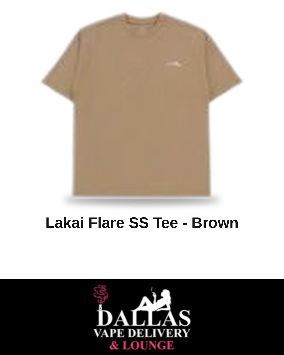 Lakai Flare SS Tee - Brown