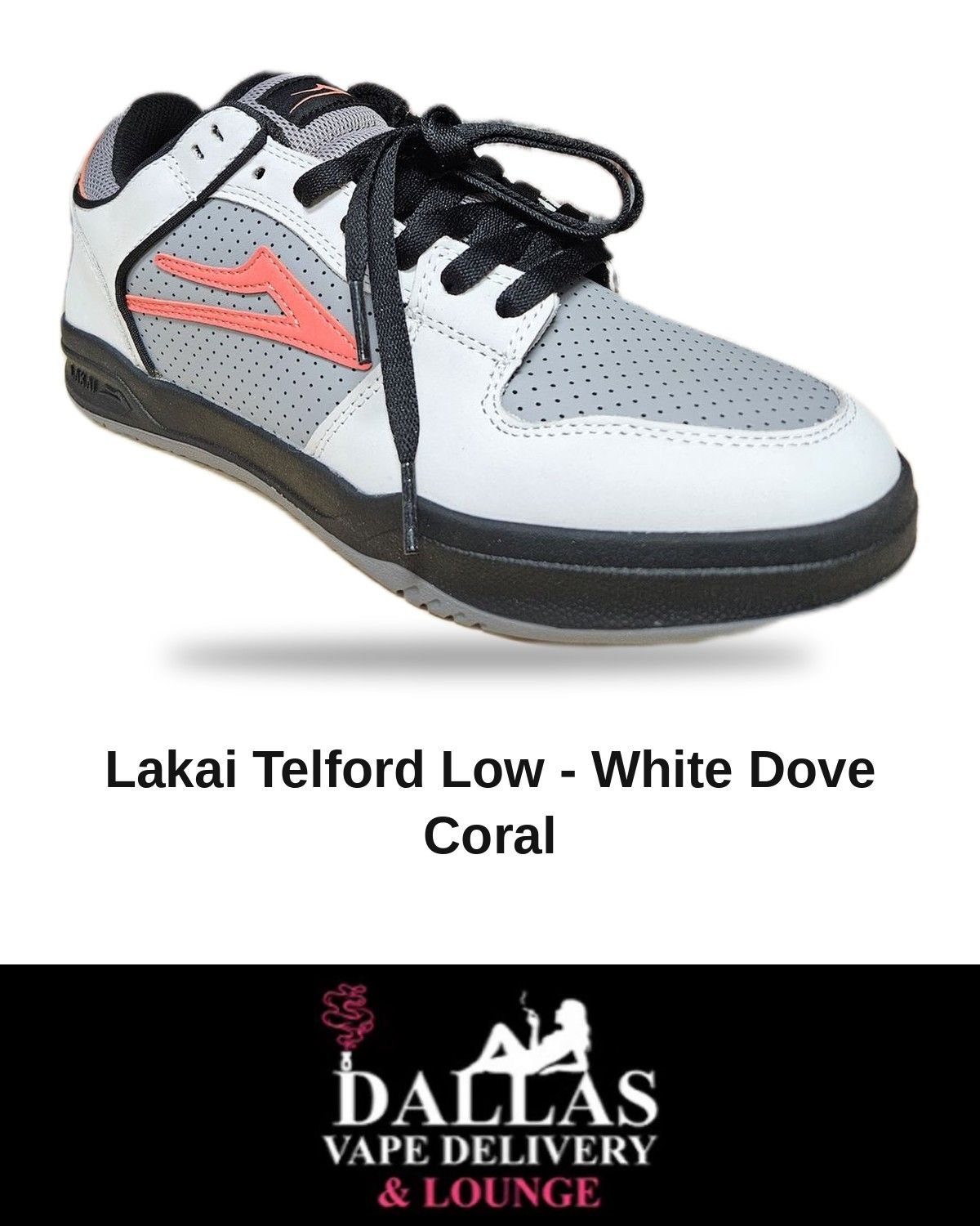 Lakai Telford Low - White Dove Coral
