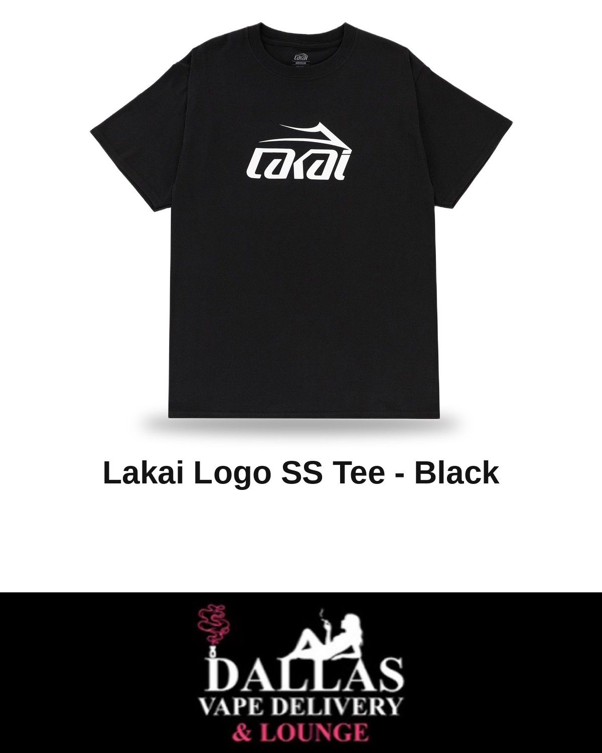 Lakai Logo SS Tee - Black
