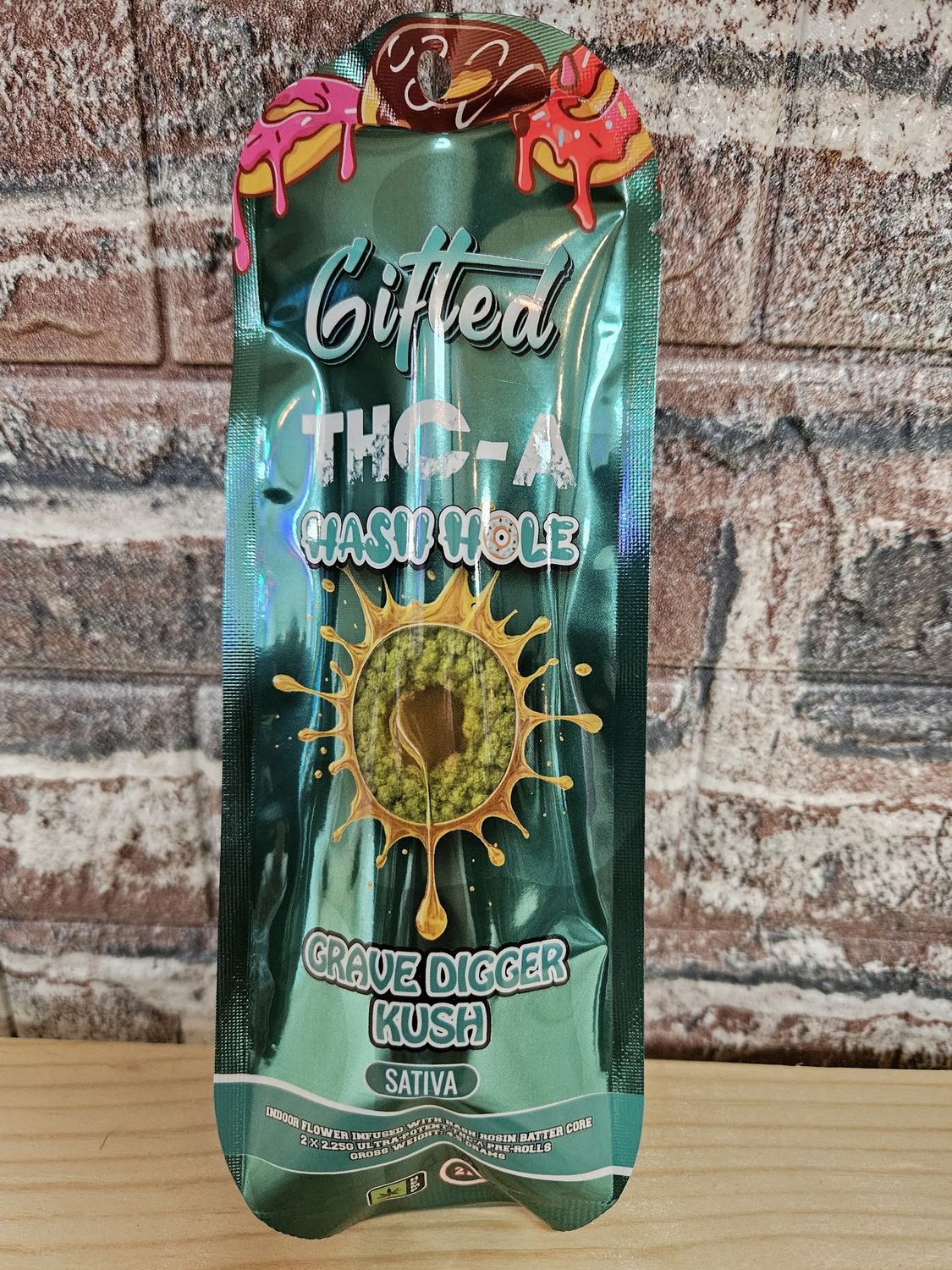 Gifted 2.25G Hash Holes Diesel Drip Indica