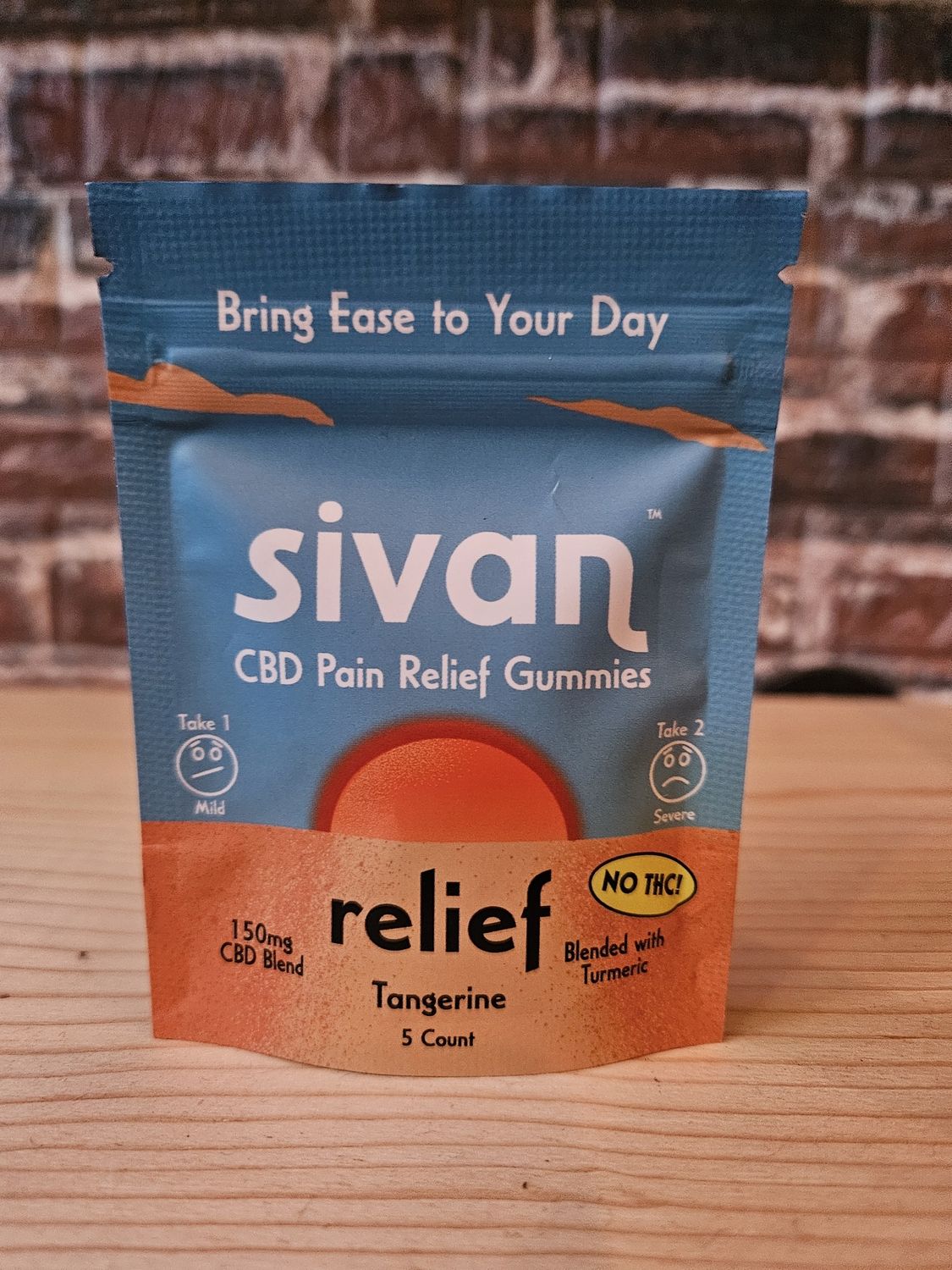 Sivan CBD Relief Gummies 5ct - Tangerine