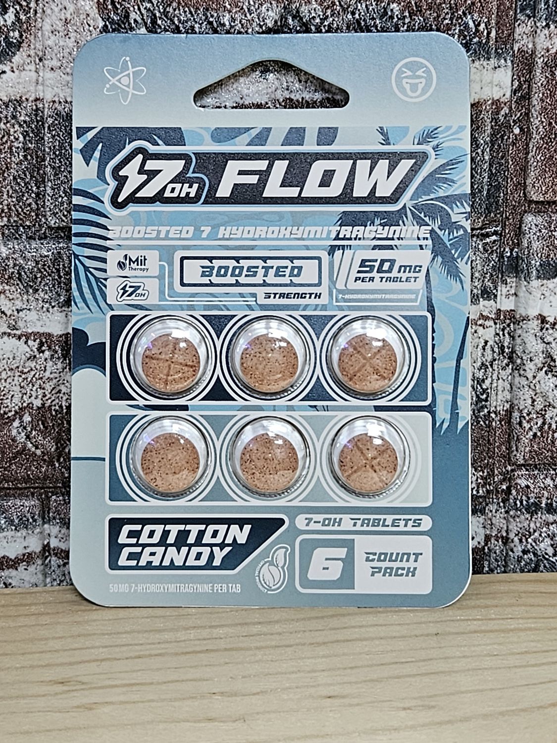 Mit Therapy 7OH Flow 6ct 50mg - Cotton Candy
