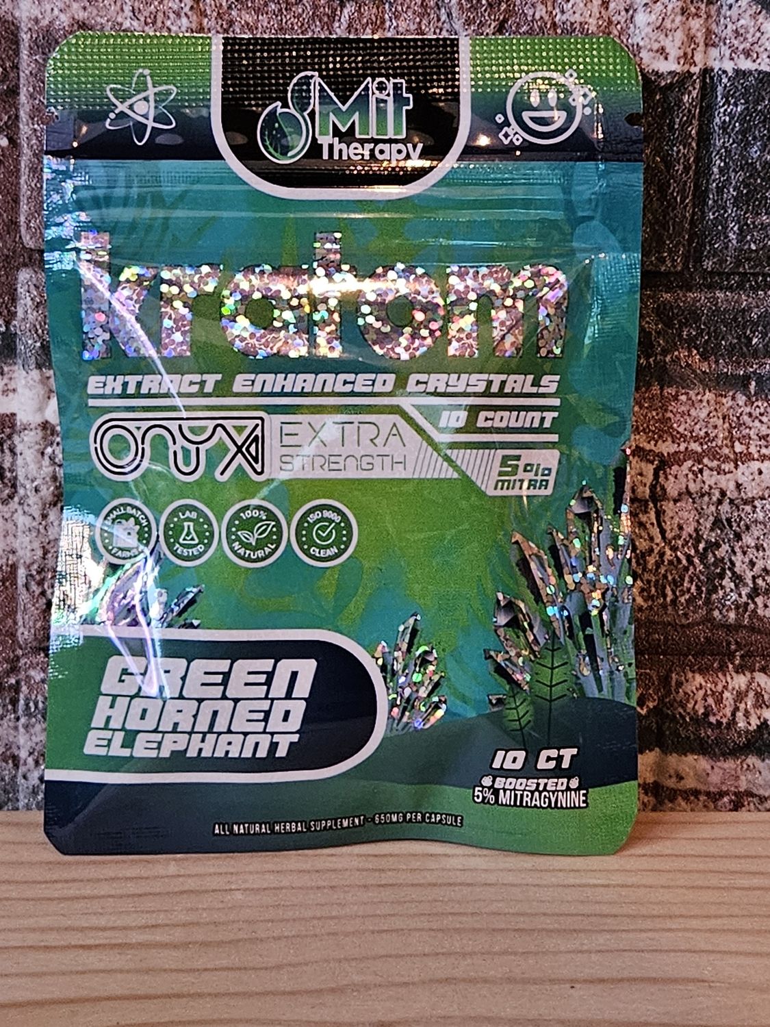 Mit Therapy Kratom 10ct - Green Horned Elephant