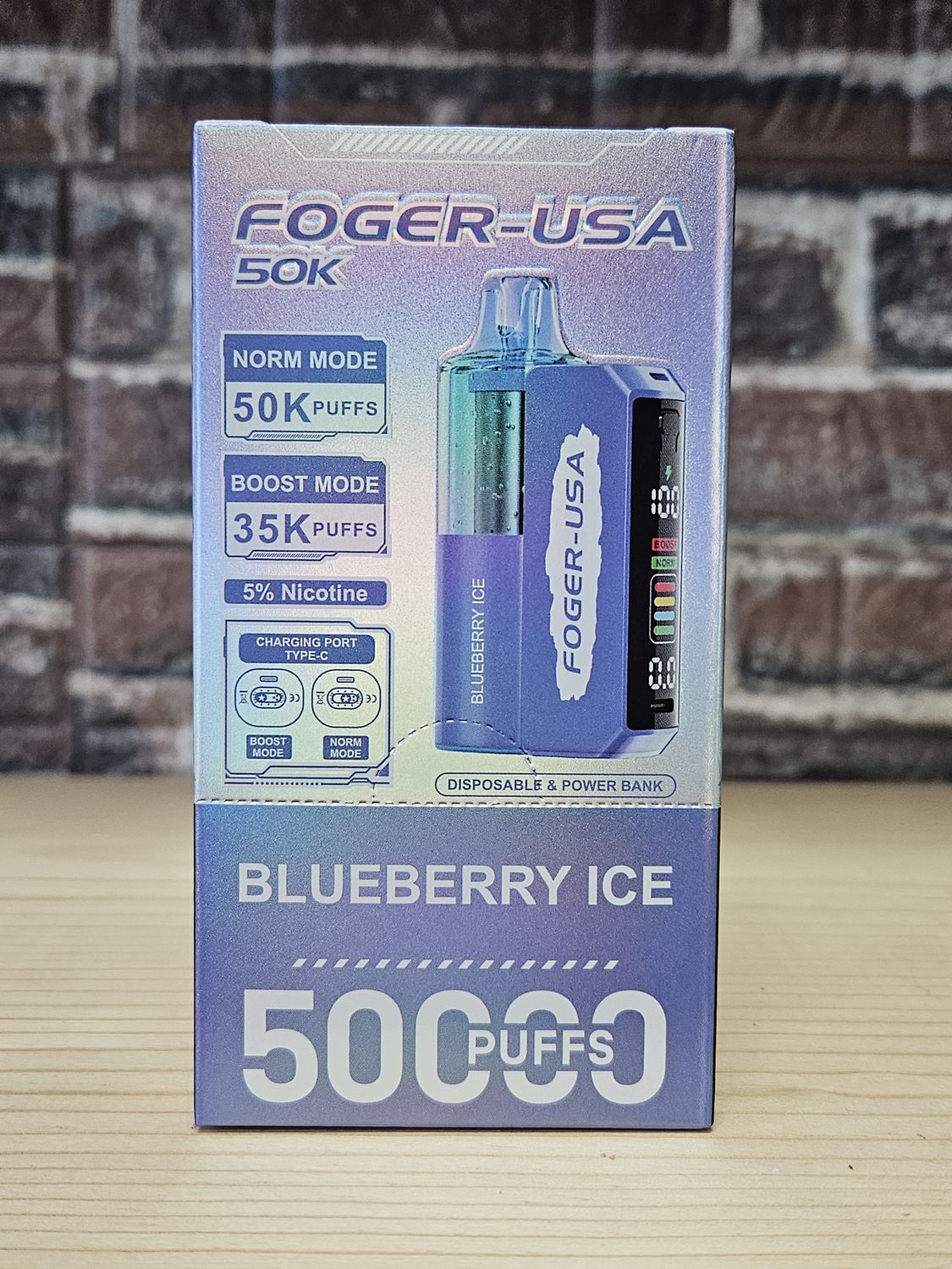 Foger 50k Disposables Blueberry Ice