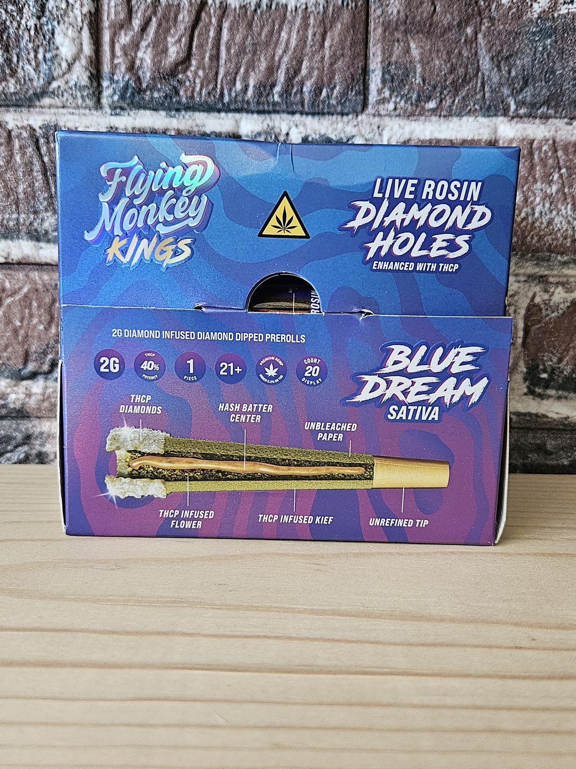 Flying Monkey Kings Diamond Holes Pre Rolls  Blue Dream Sativa