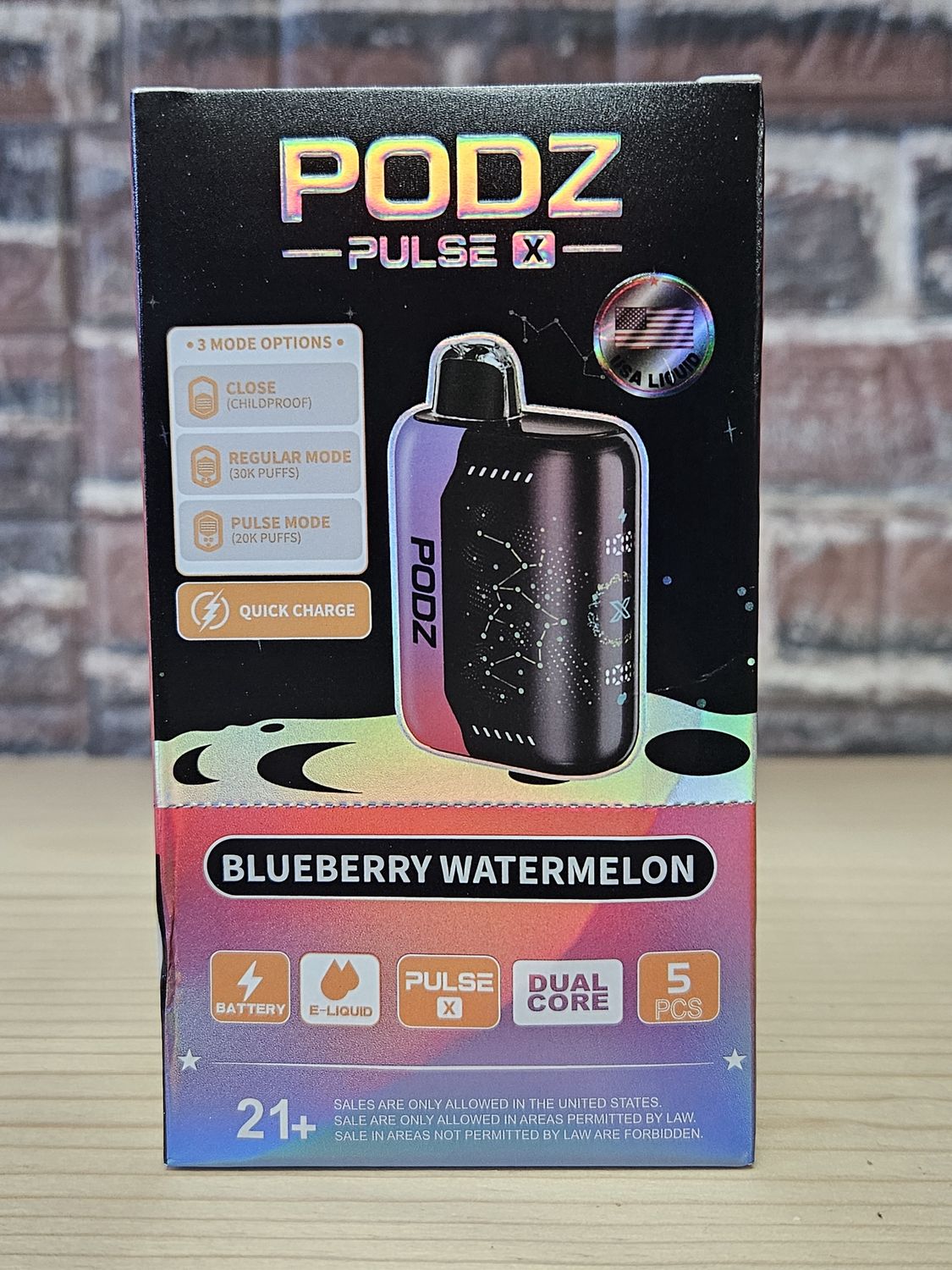 Podz Pulse X 30k Disposable Blueberry Watermelon