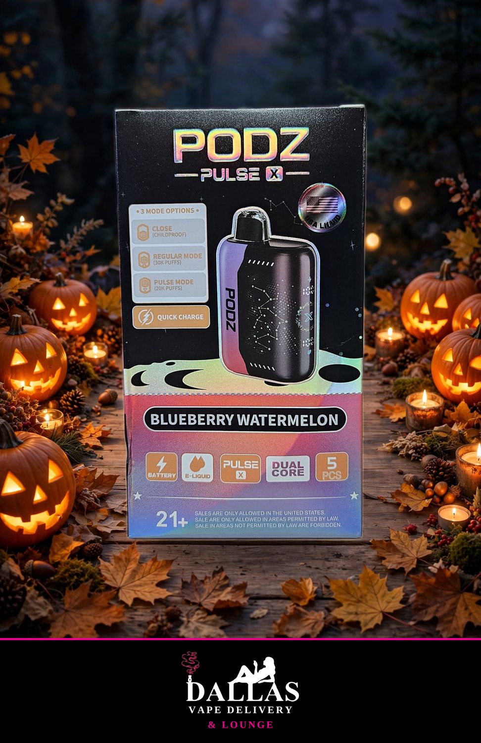 Podz Pulse X 30k Disposable Blueberry Watermelon