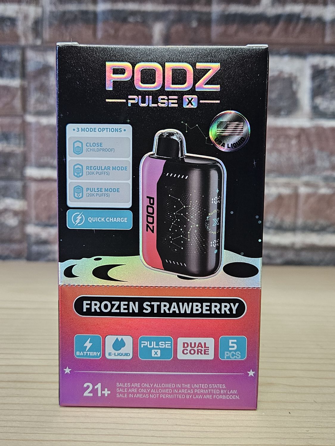 Podz Pulse X 30k Disposable Frozen Strawberry