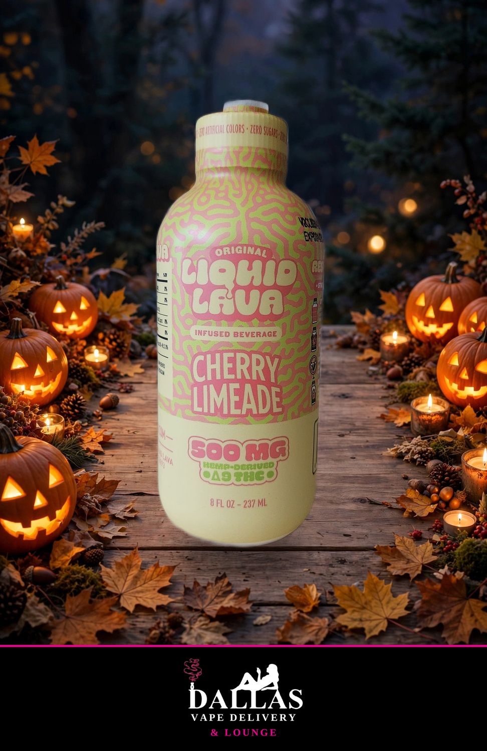 Liquid Lava Delta 9 Drink 500mg Cherry Limeade