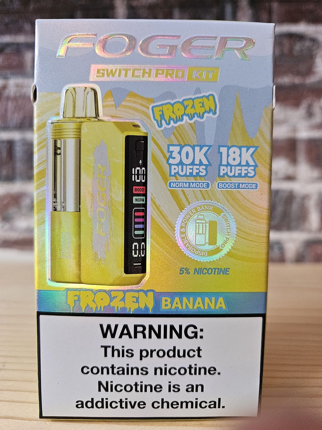 Foger Switch Pro Disposable 30k Kit Frozen Banana