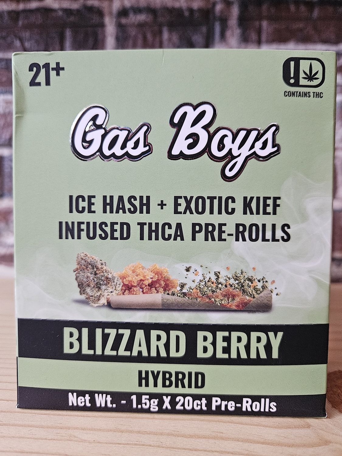 Gas Boys Hash Infused 1.5G 1ct Blizzard Berry