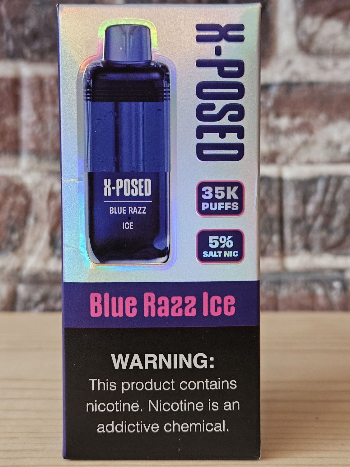 X-Posed 35k Disposable Pods Blue Razz Ice