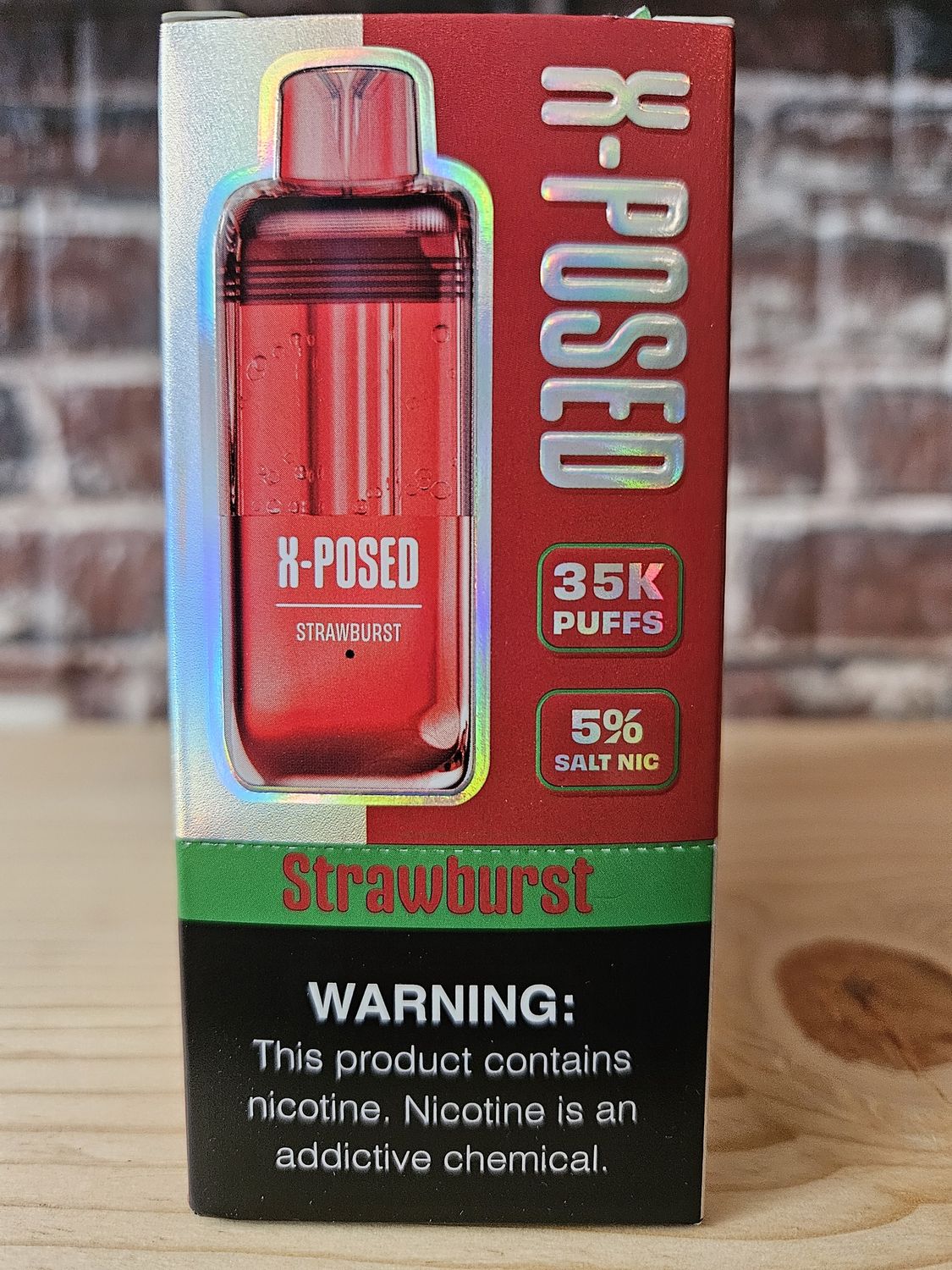 X-Posed 35k Disposable Pods Strawburst