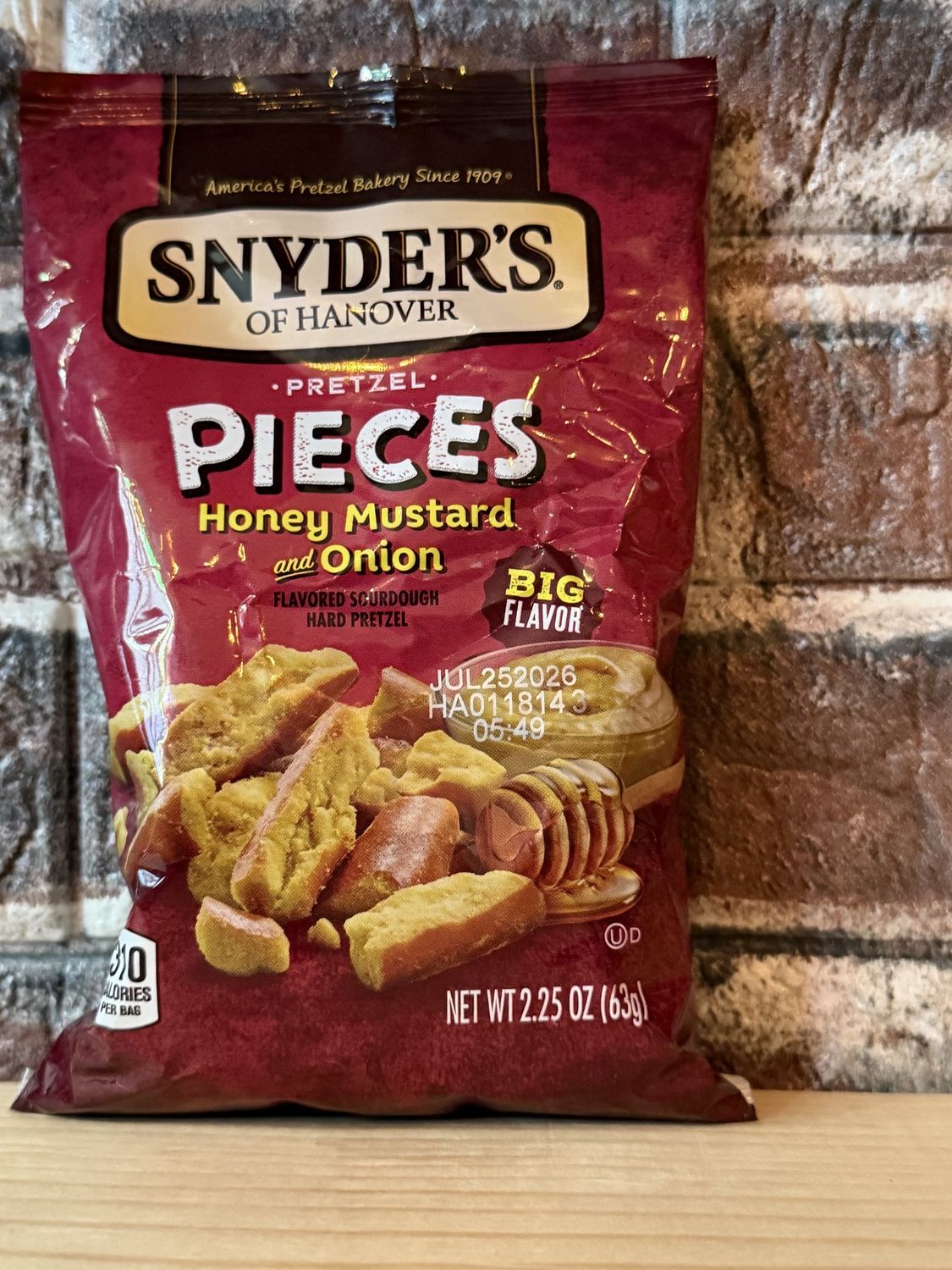 Snyders Pretzel Pieces Honey Mustard and Onion