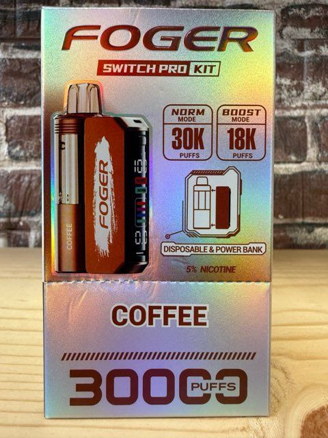 Foger Switch Pro Disposable 30k Kit Coffee