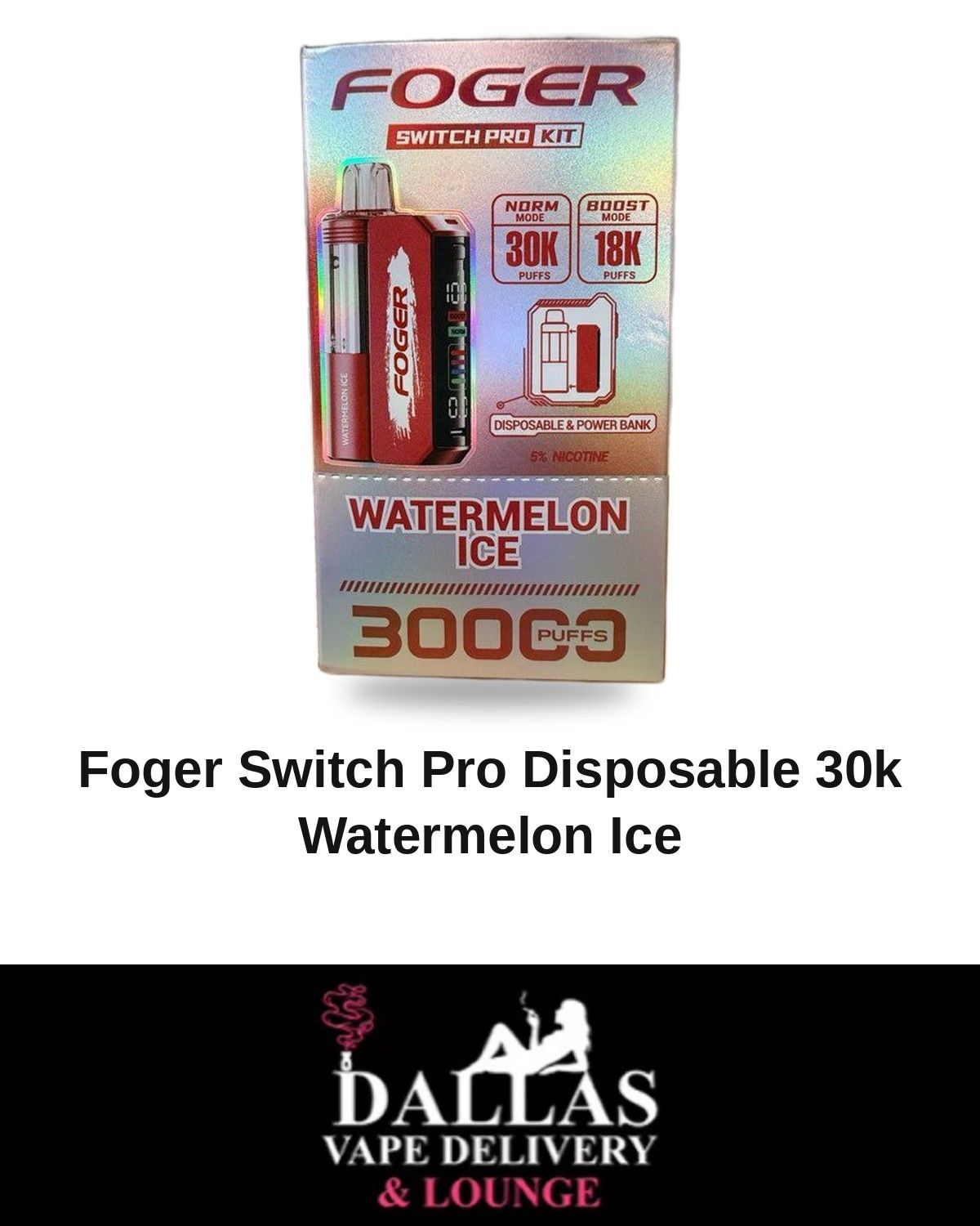 Foger Switch Pro Disposable 30k Watermelon Ice