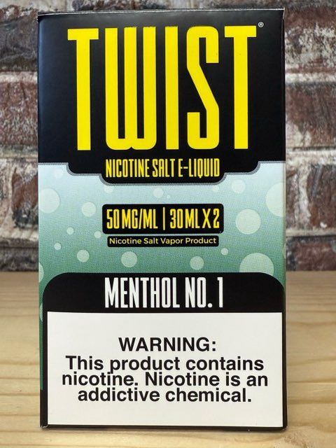50MG Menthol No.1 Twist 60Ml (2 Pack)