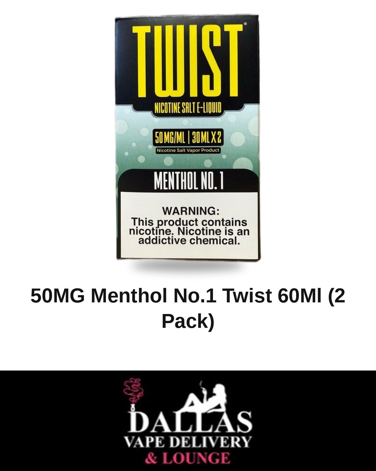 50MG Menthol No.1 Twist 60Ml (2 Pack) 50MG Menthol No.1 Twist 60Ml (2 Pack)