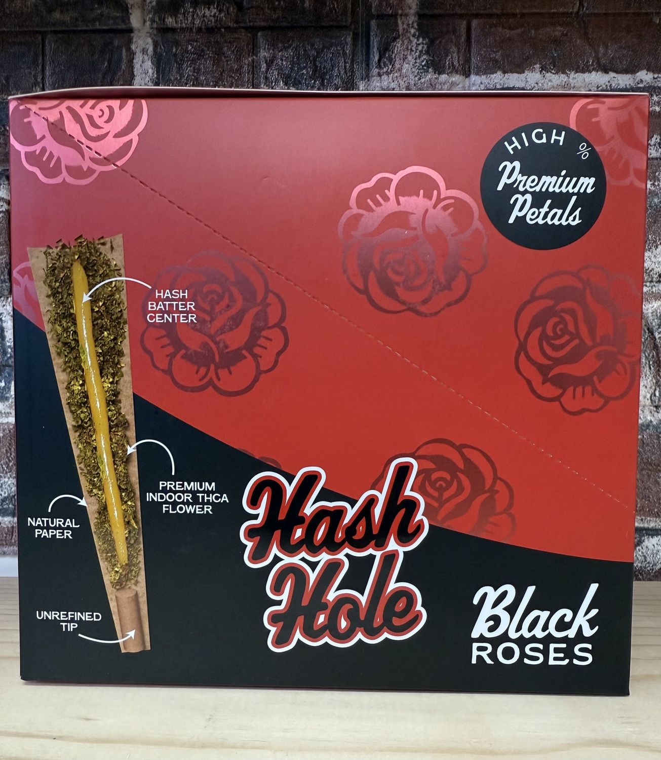 Black Roses 2G Exotic Flower Hash Holes 2ct White Widow Hybrid