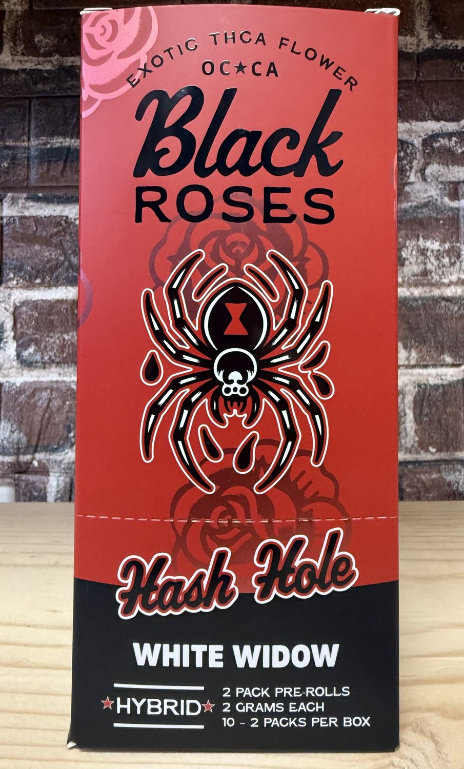 Black Roses 2G Exotic Flower Hash Holes 2ct White Widow Hybrid
