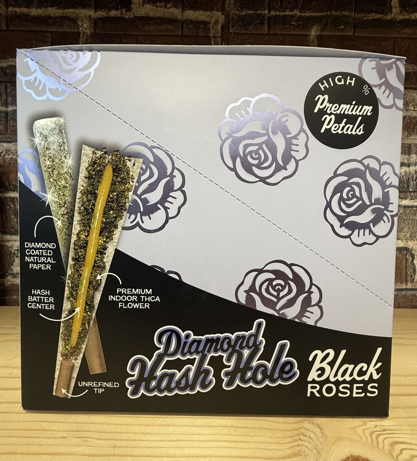 Black Roses 2G Diamond Hash Holes 2ct Blue Dream Sativa