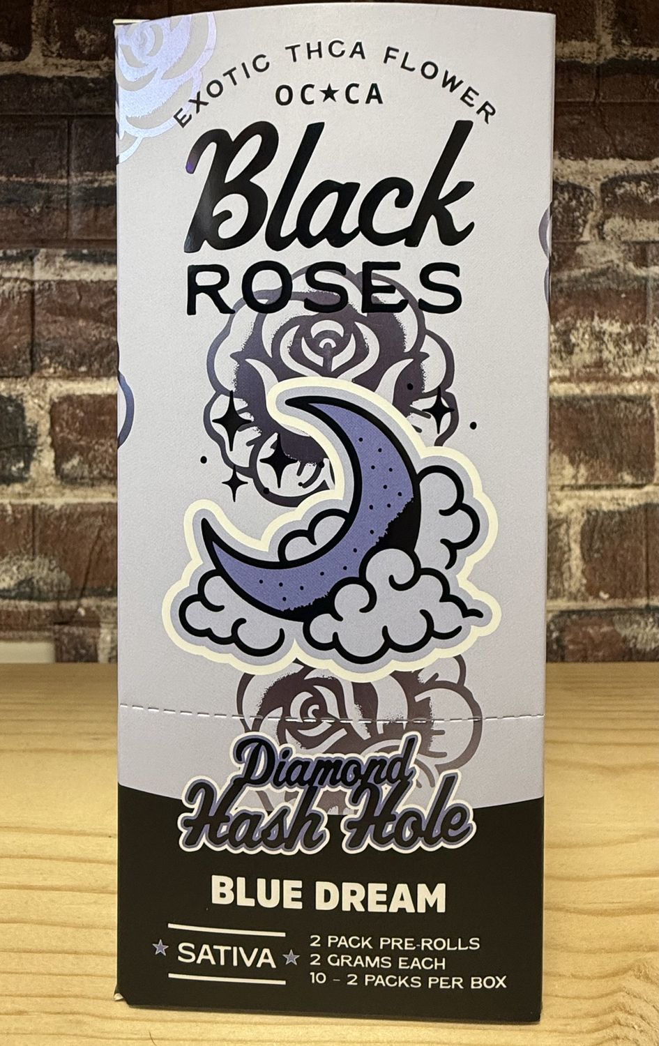 Black Roses 2G Diamond Hash Holes 2ct Blue Dream Sativa