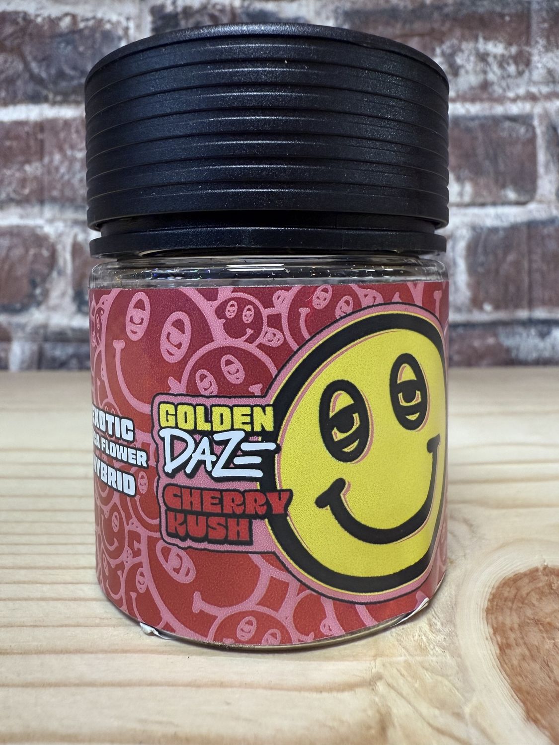 Golden Daze Exotic 3.5oz jar Cherry Kush Hybrid