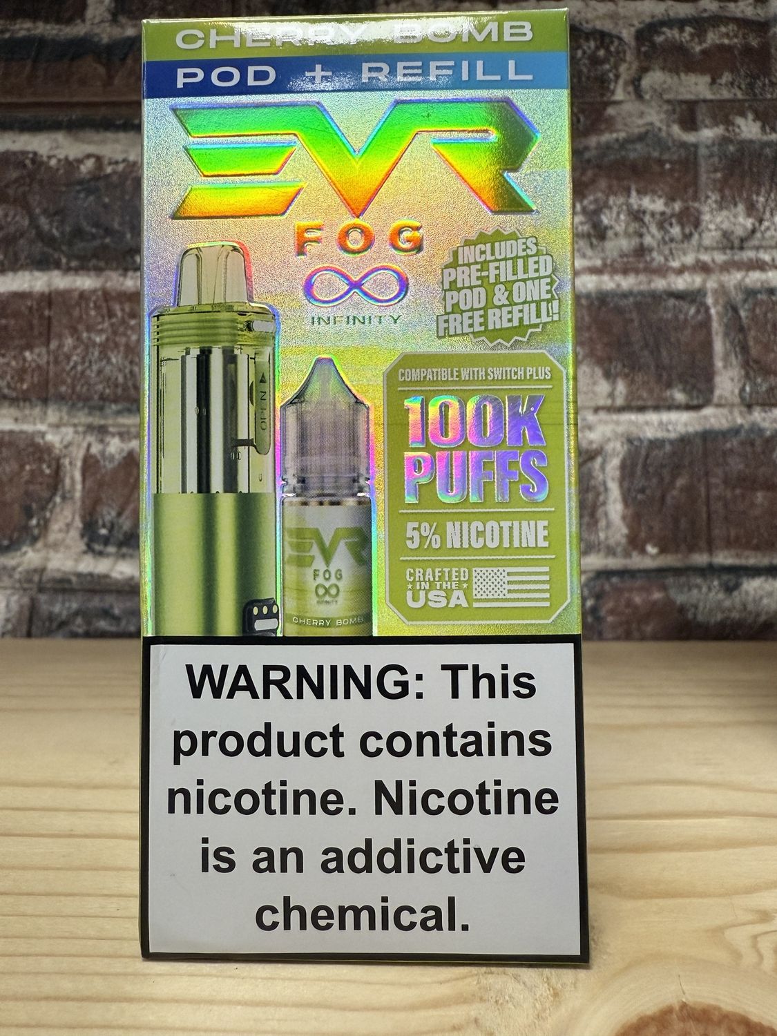 EvrFog Cherry Bomb Pod &amp; 15M Refill