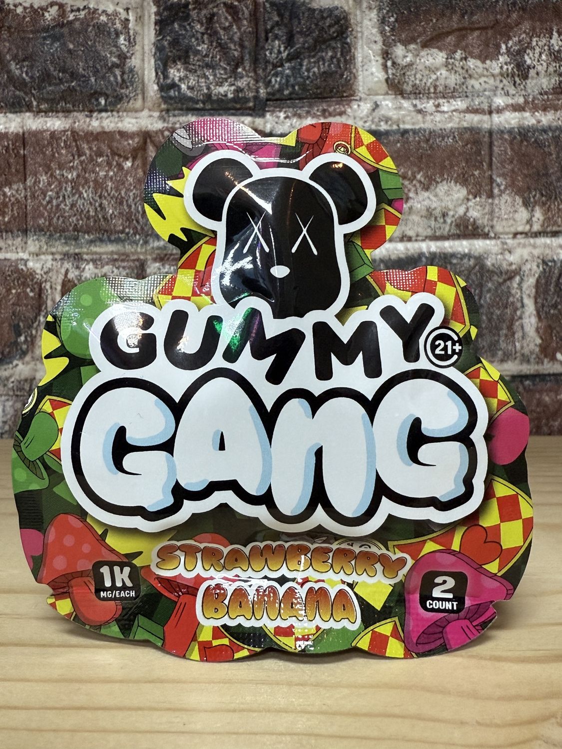 2 Pk Gummy Gang - Strawberry Banana 1KMG