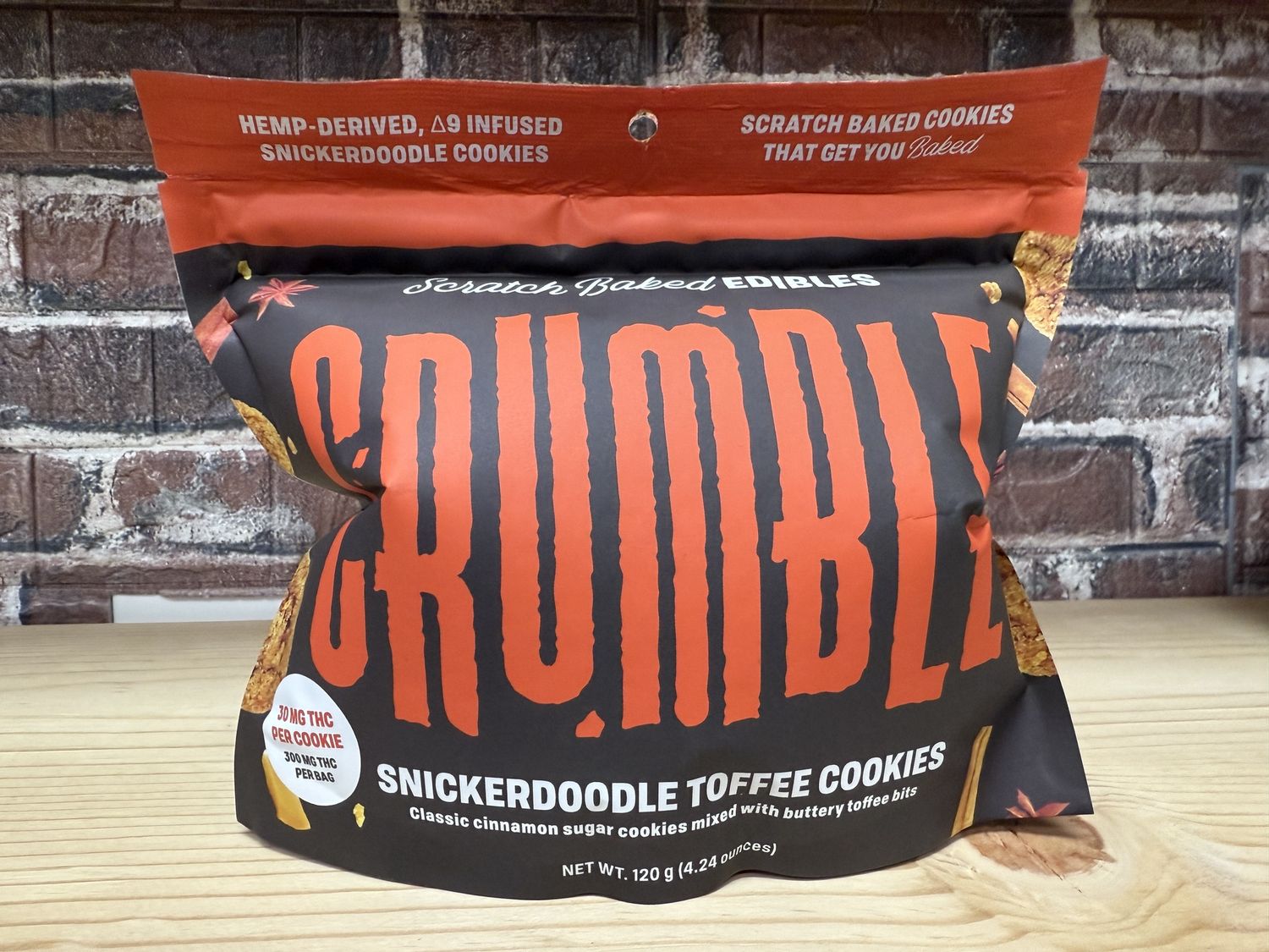 Crumble D9 Edibles | Snickerdoodle Toffee Cookies