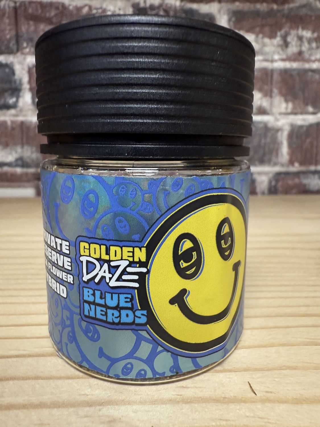 Golden Daze Private Reserve 3.5g Jar | Blue Nerds (Hybrid)