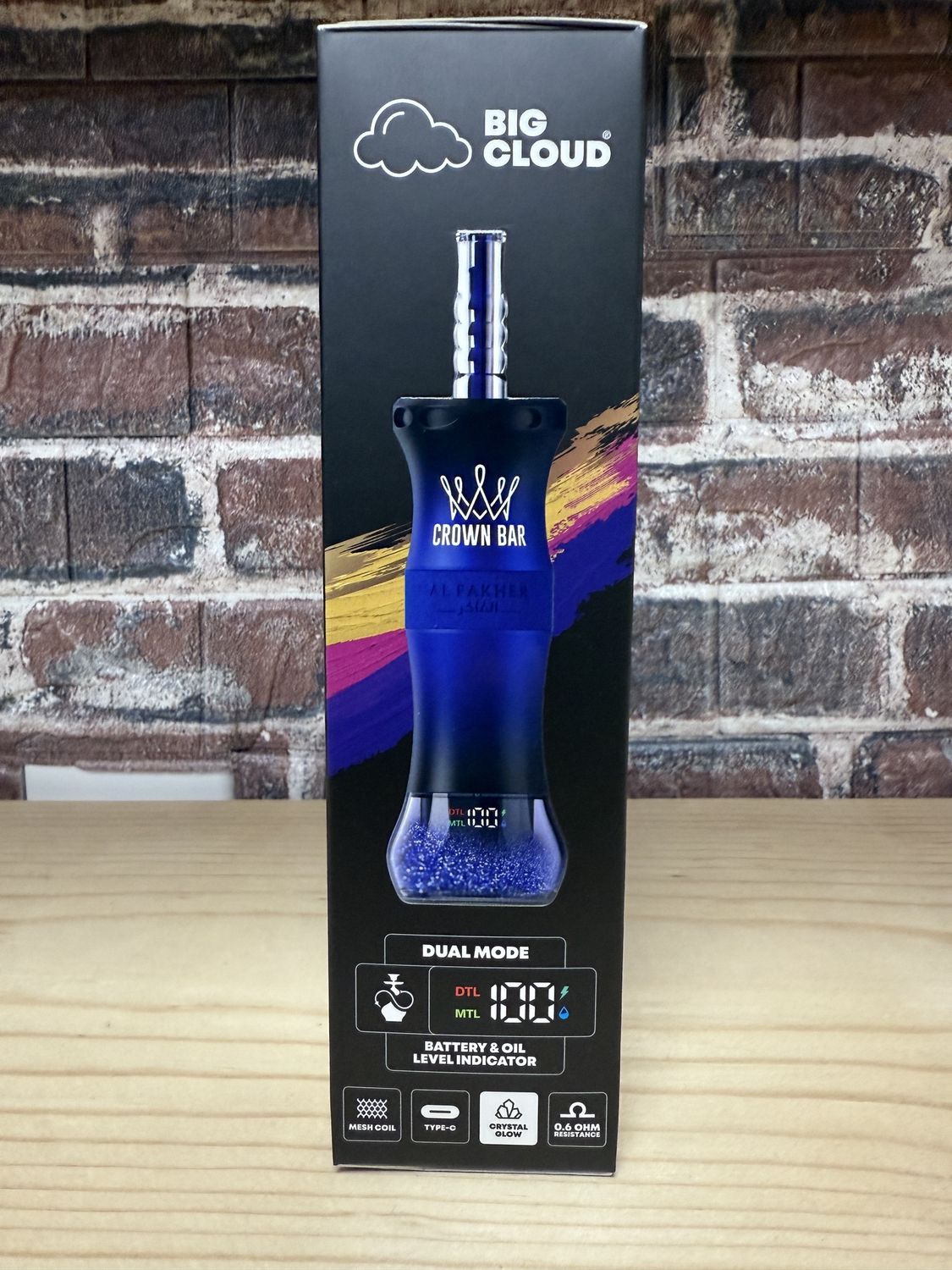 Crown Bar E Hose X60K Disposable Hookah | Blue Razz Lemonadee