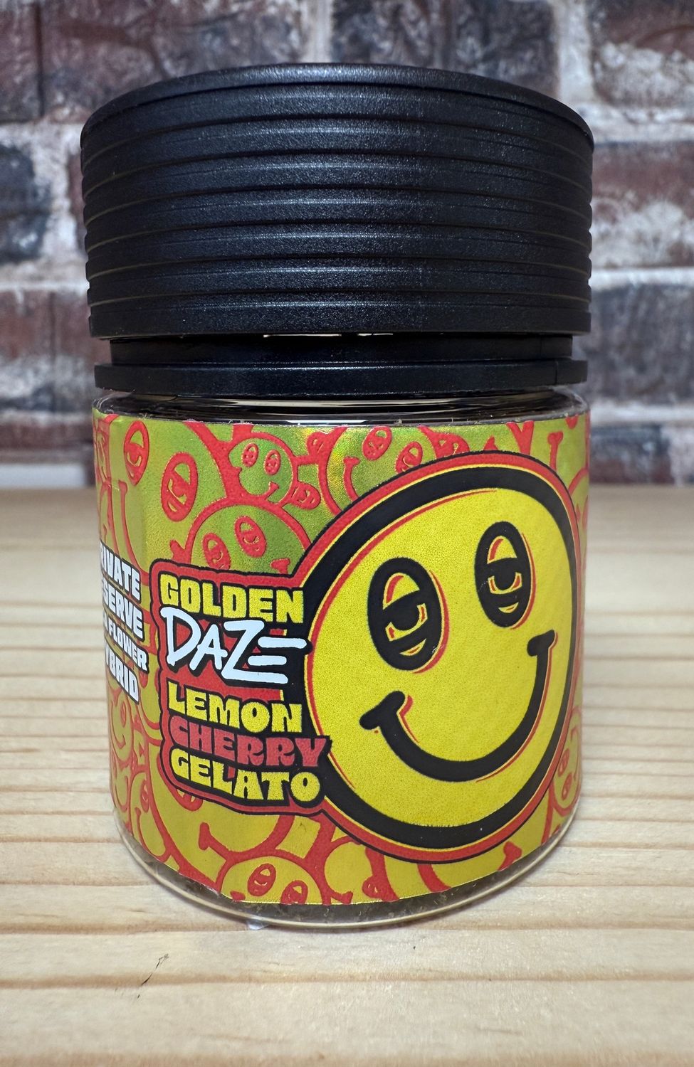 Golden Daze Private Reserve 3.5g Jar | Lemon Cherry Gelato (Hybrid)
