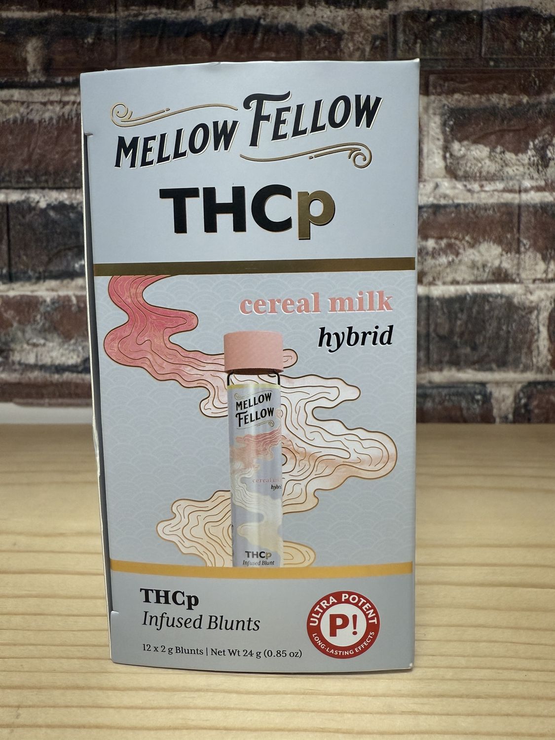 Mellow Fellow 2g THCp Blunts Infused Pre-Rolls 12ct Display | Cereal Milk (Hybrid)