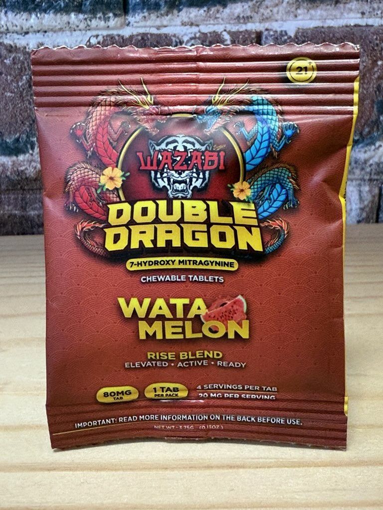 Wazabi Double Dragon Watamelon 80mg 7-Hydroxymiragynine