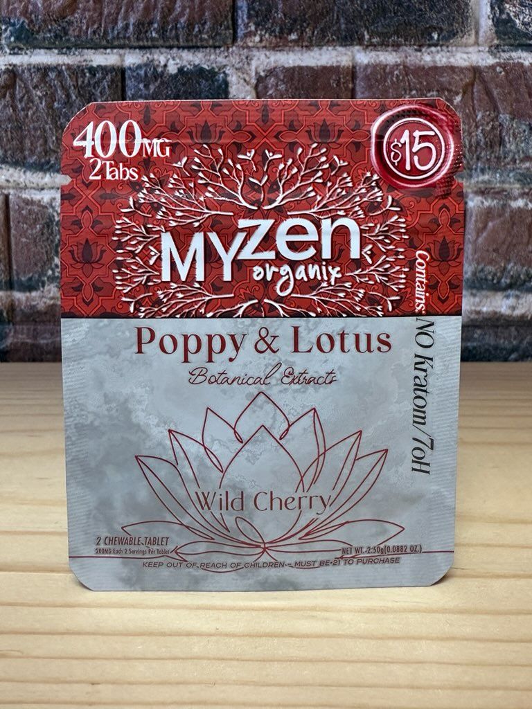 My Zen Poppy &amp; Lotus Wild Cherry 400mg