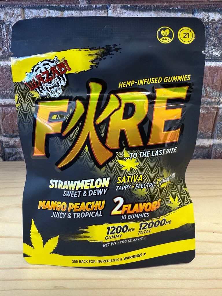 Wazabi Strawmelon/Mango Peachu 12000mg THC