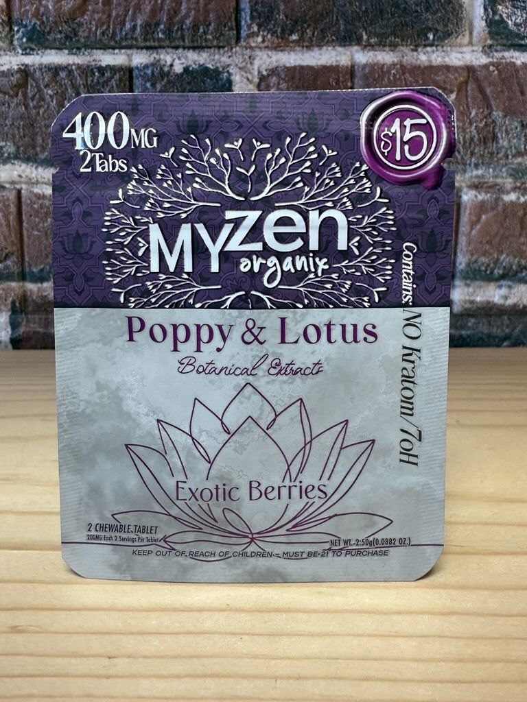 My Zen Poppy &amp; Lotus Exotic Berries 400mg