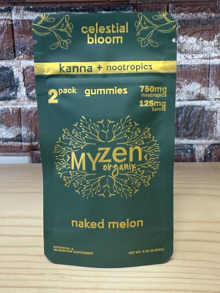 My Zen Gummies Naked Melon 125mg Kanna 750mg Nootropics