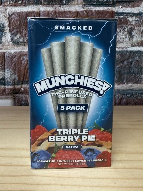 Munchies Prerolls Triple Berry Pie 1G THC-P